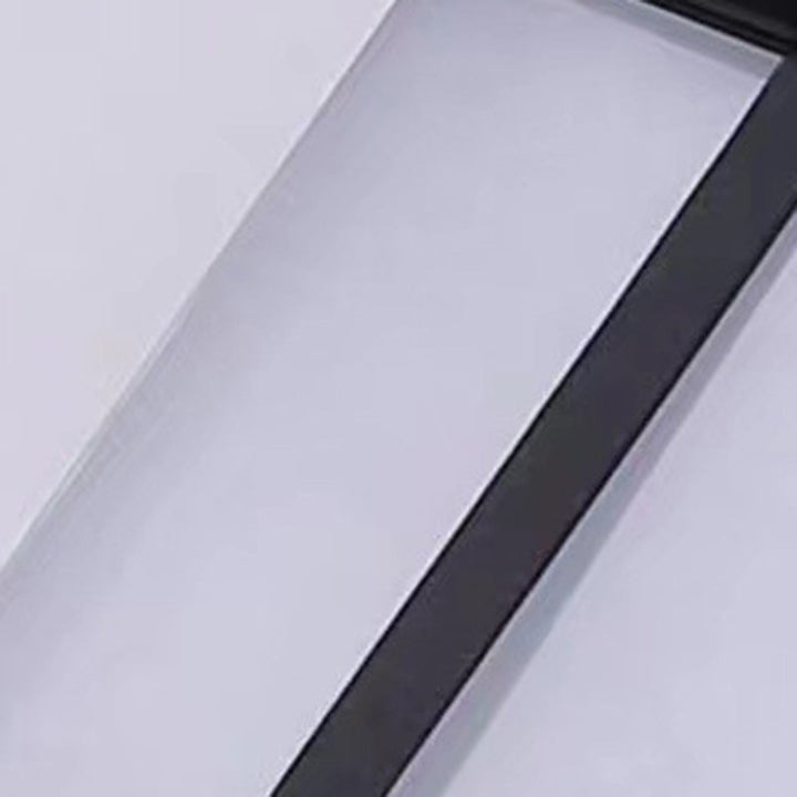 Tradisjonell kinesisk rektangulær vanntett aluminium akryl LED vegglys for utendørs terrasser | Skanto