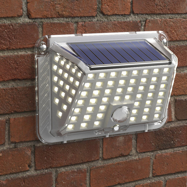 Moderne Enkelhet Solar Vanntett Triangel Silikon ABS PC LED Utendørs Vegglampe For Utendørs Terrasse | Skanto
