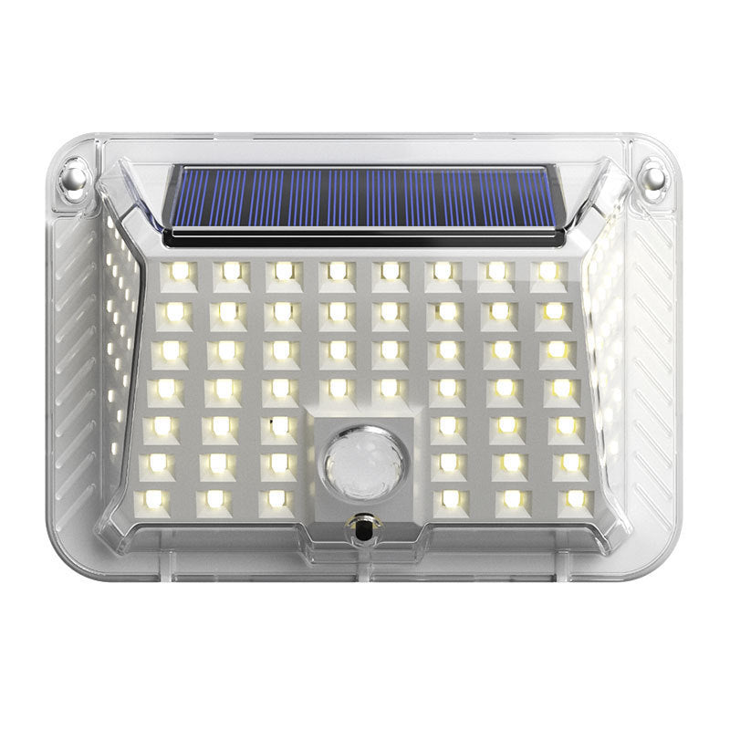 Moderne Enkelhet Solar Vanntett Triangel Silikon ABS PC LED Utendørs Vegglampe For Utendørs Terrasse | Skanto