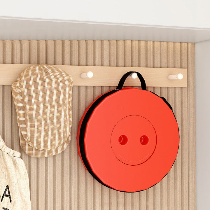 Moderne minimalistisk cylindrisk PP utvidbar sammenleggbart krakk for utendørs | Skanto
