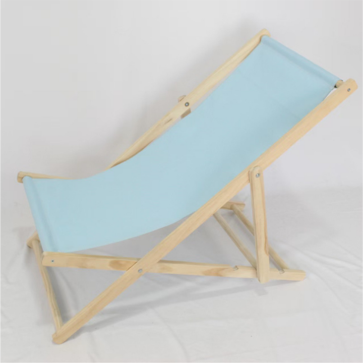 Moderne Minimalistisk Rektangulær Oxford Stoff Solid Furu Utendørs Strandstol Sammenleggbar Recliner Ryggstøtte For Utendørs | Skanto