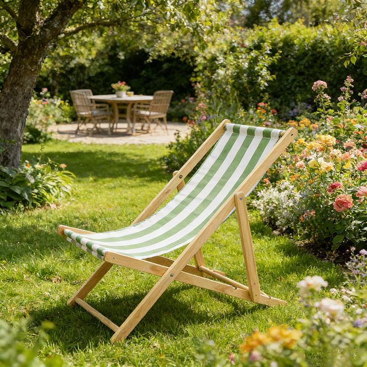 Moderne Minimalistisk Rektangulær Oxford Stoff Solid Furu Utendørs Strandstol Sammenleggbar Recliner Ryggstøtte For Utendørs | Skanto