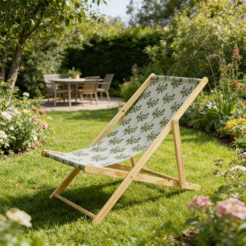 Moderne Minimalistisk Rektangulær Oxford Stoff Solid Furu Utendørs Strandstol Sammenleggbar Recliner Ryggstøtte For Utendørs | Skanto
