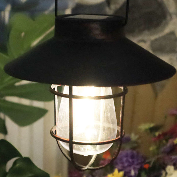 Moderne Minimalistiske Sol Sylinder Hullet Ut Jern Plast LED Utendørs Lys For Hage | Skanto