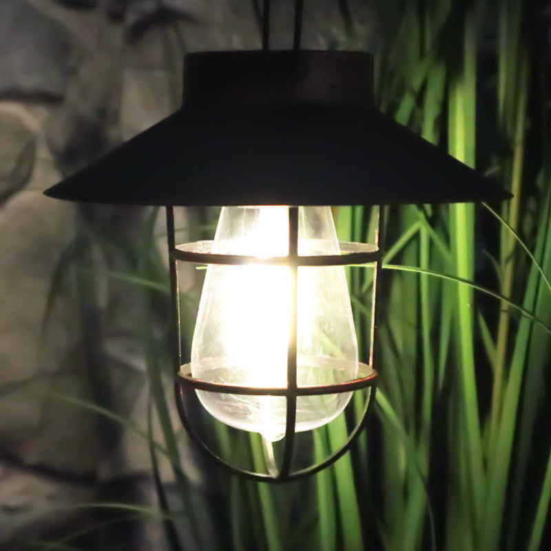 Moderne Minimalistiske Sol Sylinder Hullet Ut Jern Plast LED Utendørs Lys For Hage | Skanto