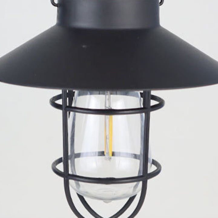 Moderne Minimalistiske Sol Sylinder Hullet Ut Jern Plast LED Utendørs Lys For Hage | Skanto