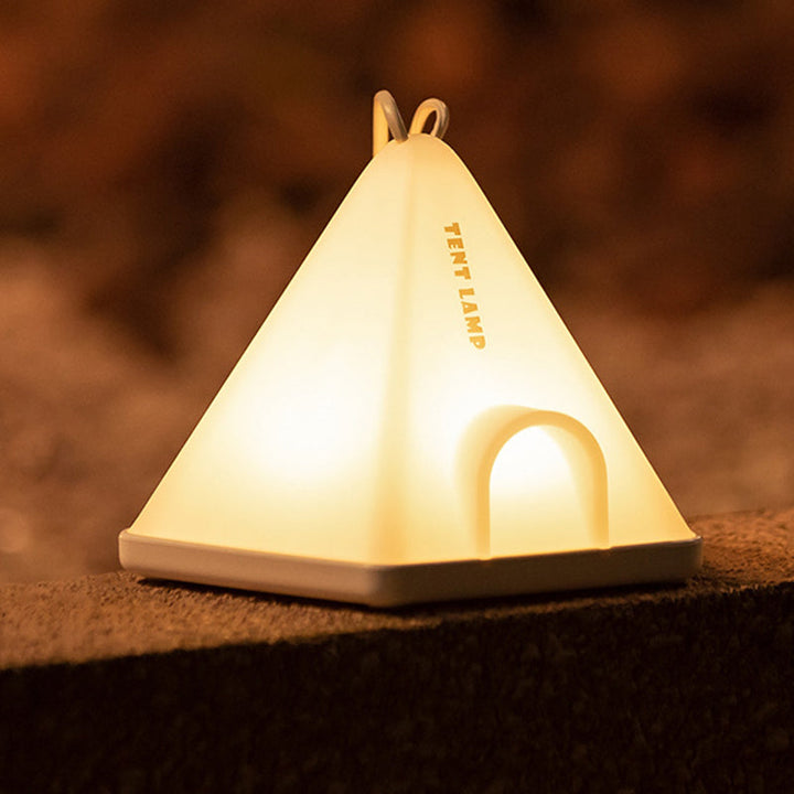 Moderne Kreativ Teltform Trekant ABS PP LED Utendørs Lys For Utendørs Patio | Skanto