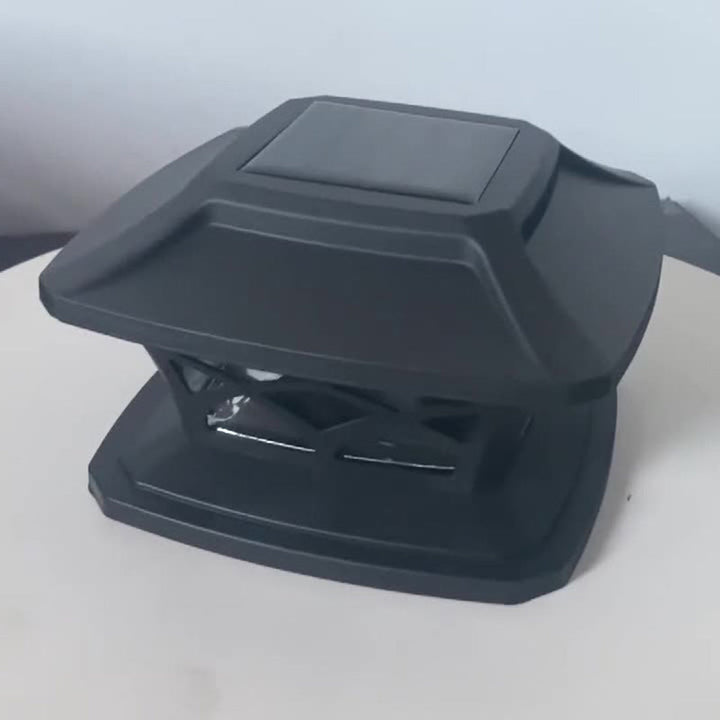 Moderne Enkelhet Firkantet Plast LED Post Hode Lys Utendørs Lys For Hage | Skanto