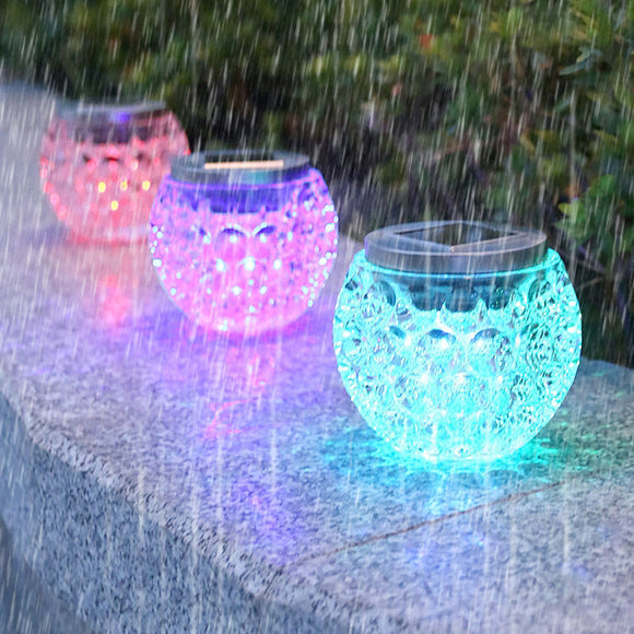 Moderne Art Deco Solglasskrukke Full Of Stars ABS Rustfritt Stål LED Utendørslys For Hage | Skanto