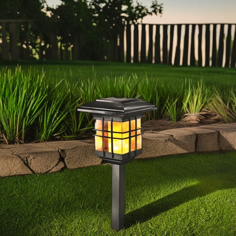 Moderne Minimalistisk Kolonne Plast LED Solar Stående Gulvlampe For Hage | Skanto