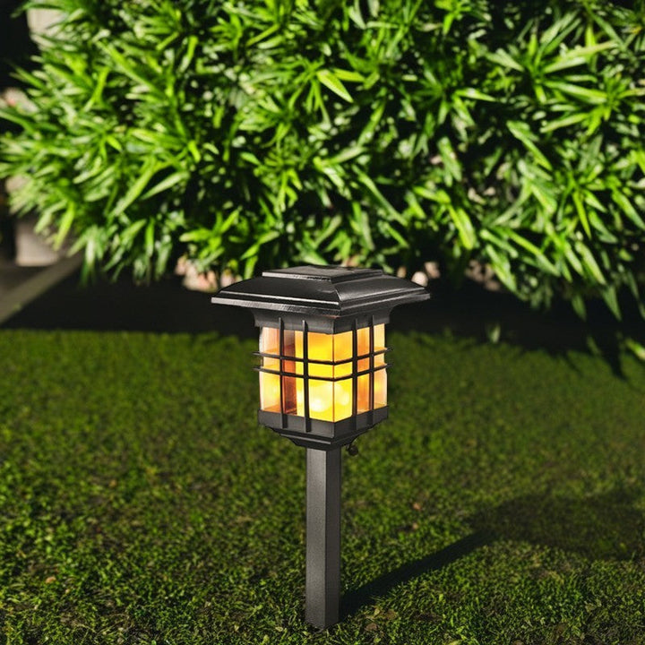 Moderne Minimalistisk Kolonne Plast LED Solar Stående Gulvlampe For Hage | Skanto