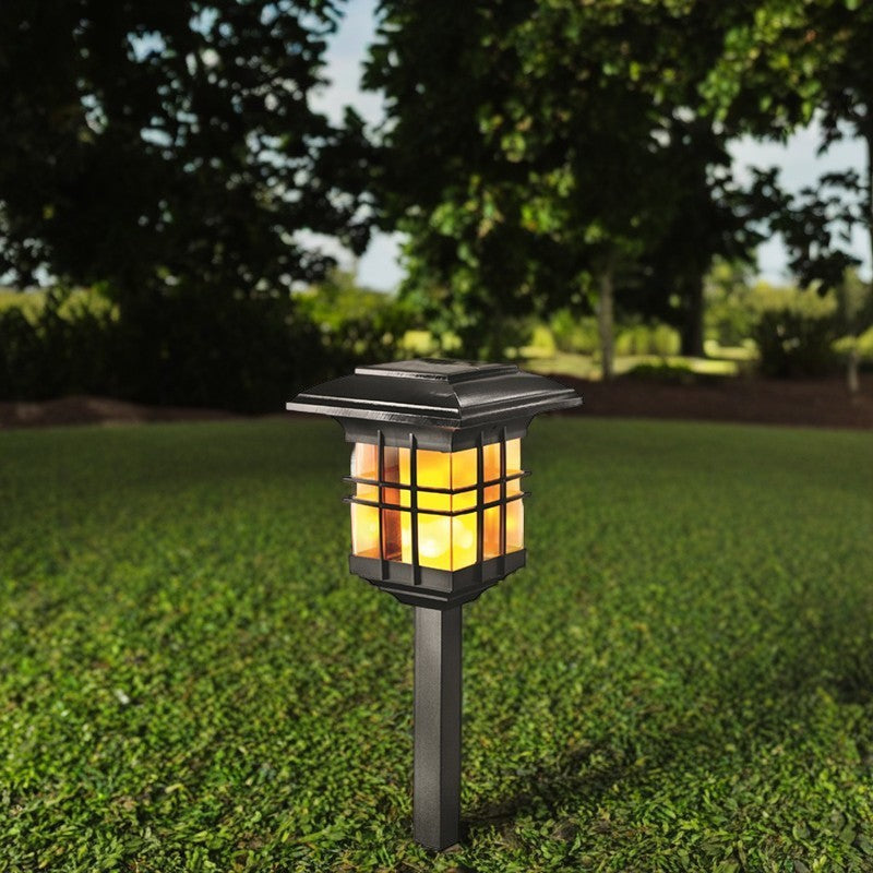 Moderne Minimalistisk Kolonne Plast LED Solar Stående Gulvlampe For Hage | Skanto