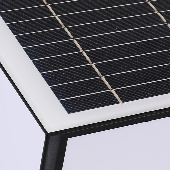 Moderne Minimalistiske Solvannfaste Firkantede Aluminium Acryll LED Utendørs Stolpe Lys For Hage | Skanto