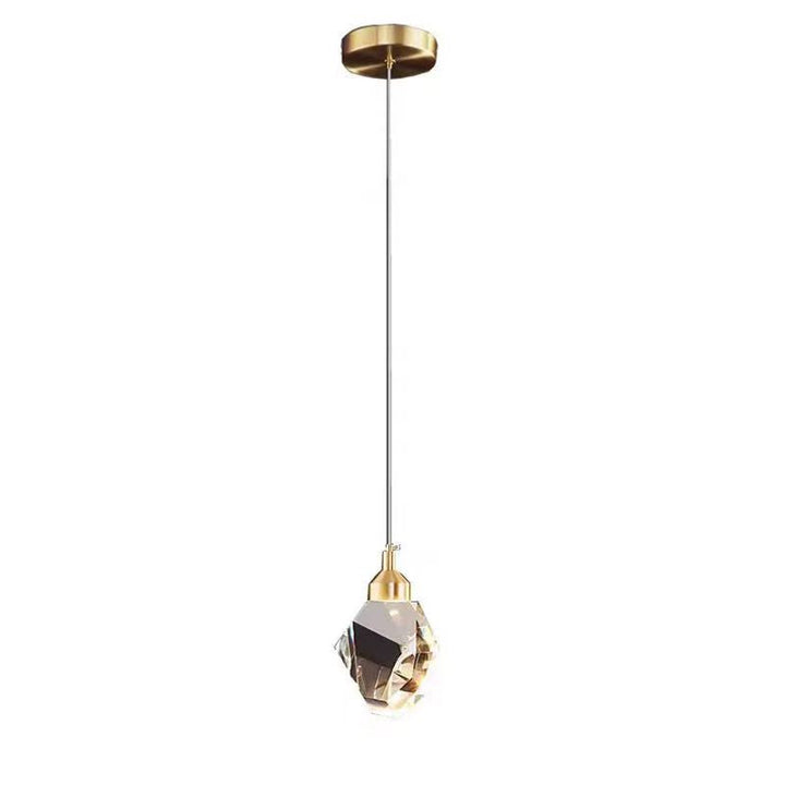 Skanto | Luksus Diamant Kube Krystall Jern LED Pendellampe For Soverom