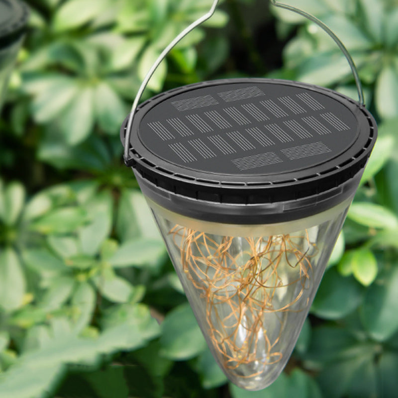 Moderne Minimalistiske Solvannavvisende Kjegle Filigran PC ABS LED Pendellampe For Hage | Skanto
