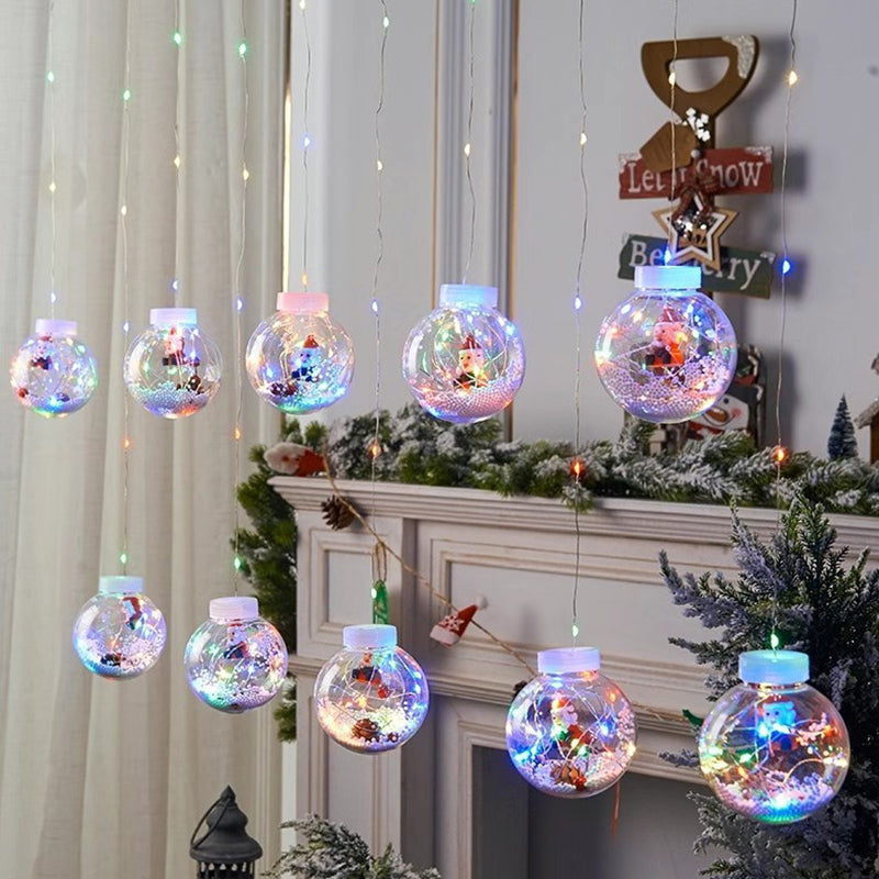 Norvo | Moderne Kreativ Juletre Snømann LED Dekorasjons Lyskjeder For Stue