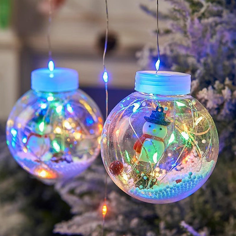 Norvo | Moderne Kreativ Juletre Snømann LED Dekorasjons Lyskjeder For Stue