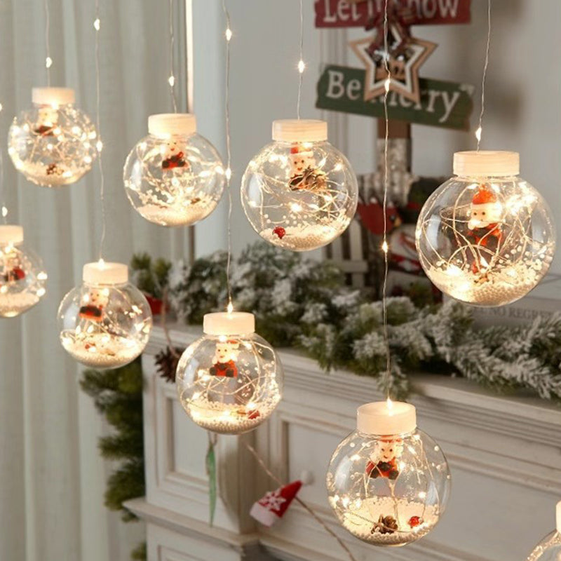 Norvo | Moderne Kreativ Juletre Snømann LED Dekorasjons Lyskjeder For Stue