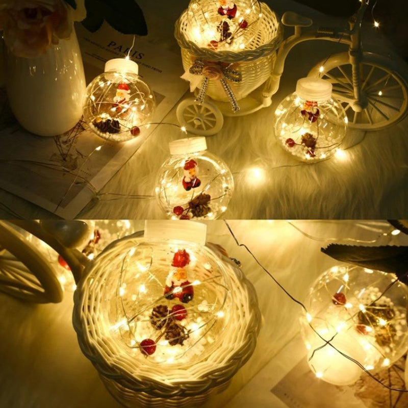 Norvo | Moderne Kreativ Juletre Snømann LED Dekorasjons Lyskjeder For Stue