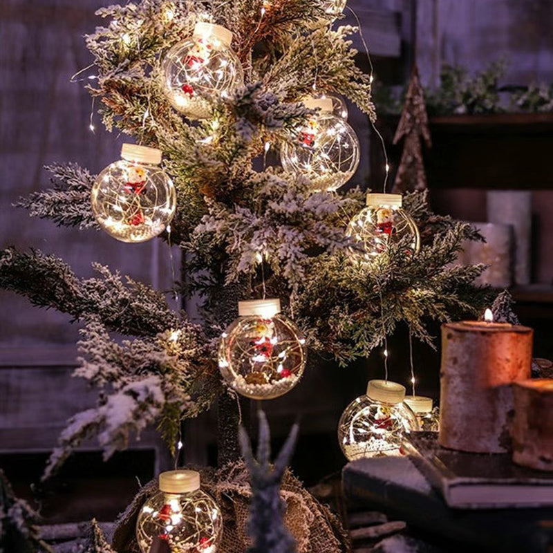 Norvo | Moderne Kreativ Juletre Snømann LED Dekorasjons Lyskjeder For Stue