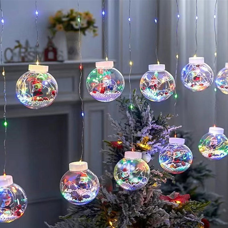 Norvo | Moderne Kreativ Juletre Snømann LED Dekorasjons Lyskjeder For Stue