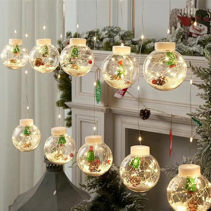 Norvo | Moderne Kreativ Juletre Snømann LED Dekorasjons Lyskjeder For Stue