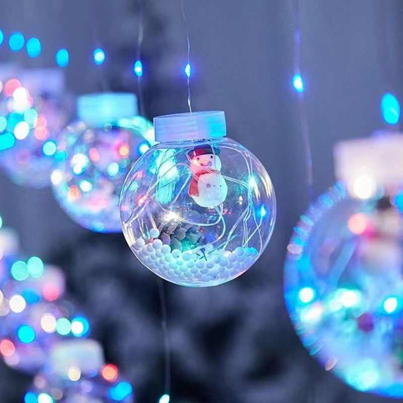 Norvo | Moderne Kreativ Juletre Snømann LED Dekorasjons Lyskjeder For Stue