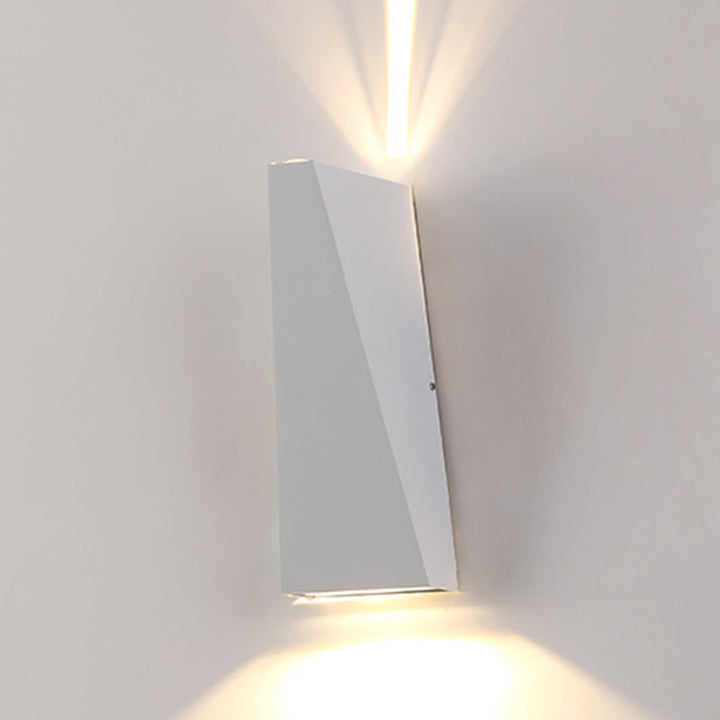 Moderne Minimalistisk Aluminiums Opp- og Nedbelyst LED Vegglampe For Utendørs Patio | Skanto