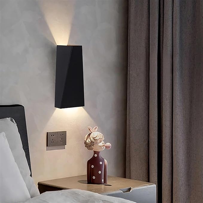 Moderne Minimalistisk Aluminiums Opp- og Nedbelyst LED Vegglampe For Utendørs Patio | Skanto