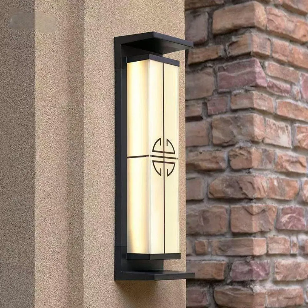 Samtidig industriell rettvinklet aluminium rustfritt stål LED utendørs solvegglampe for utendørs terrasse | Skanto