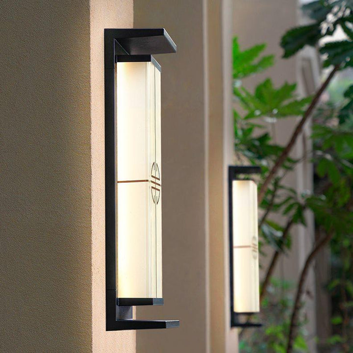 Samtidig industriell rettvinklet aluminium rustfritt stål LED utendørs solvegglampe for utendørs terrasse | Skanto