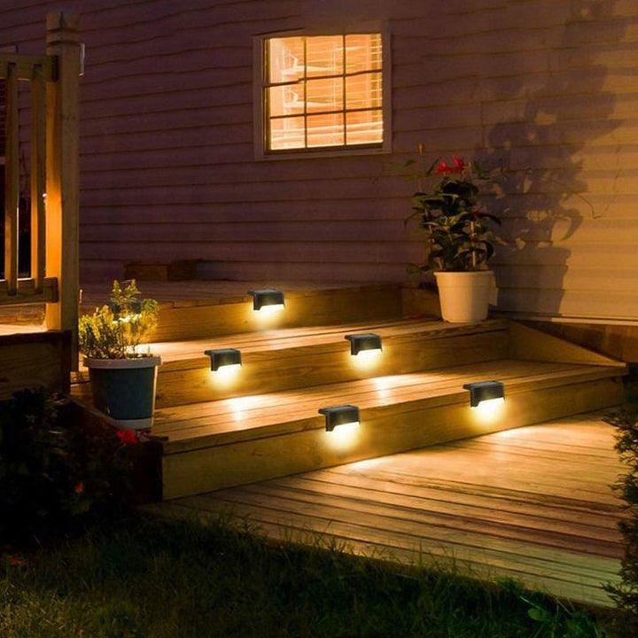 Moderne Industriell PP Firkantet Vanntett LED Solutend Step Light For Hage | Skanto