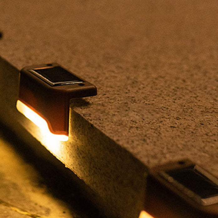 Moderne Industriell PP Firkantet Vanntett LED Solutend Step Light For Hage | Skanto