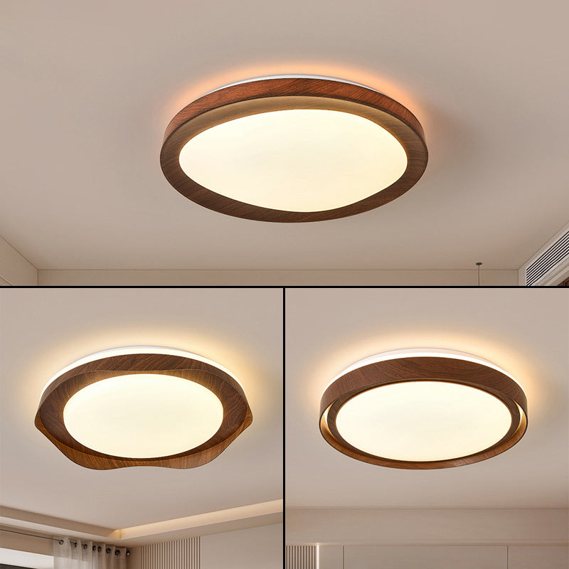 Skanto | Enkelhet Jern Akryl Rund LED Taklampe for Soverom