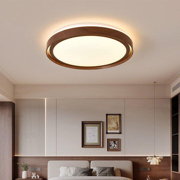 Skanto | Enkelhet Jern Akryl Rund LED Taklampe for Soverom