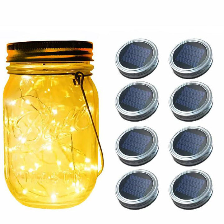 Skanto | Moderne Enkel Sol Vanntett Stjerne Flaske Sylinder Rustfritt Stål Glass LED Utendørs Lys for Hagen