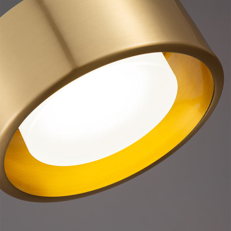 Skanto | Minimalistisk Rund Sylinder Jern LED Pendellampe for Soverom