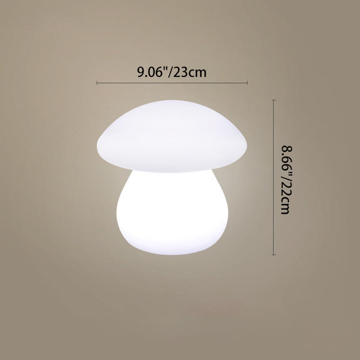 Moderne Kreativ Solar Vanntett Soppform PE LED Utendørs Lys For Patio | Skanto