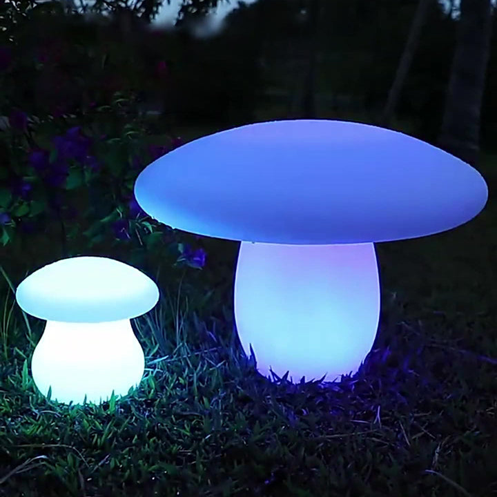 Moderne Kreativ Solar Vanntett Soppform PE LED Utendørs Lys For Patio | Skanto