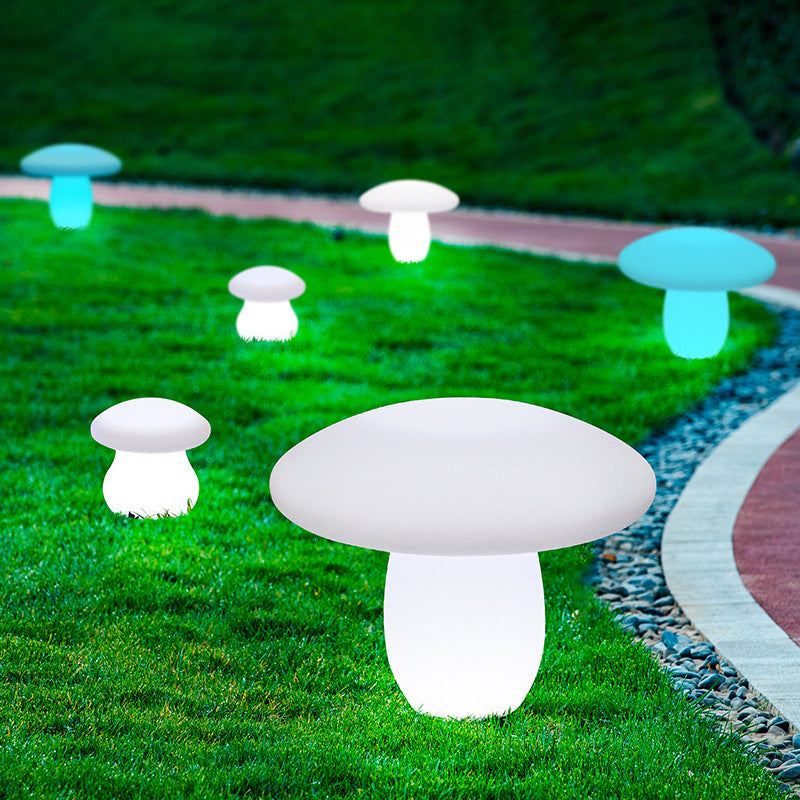 Moderne Kreativ Solar Vanntett Soppform PE LED Utendørs Lys For Patio | Skanto
