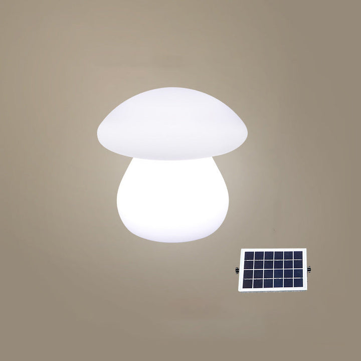 Moderne Kreativ Solar Vanntett Soppform PE LED Utendørs Lys For Patio | Skanto