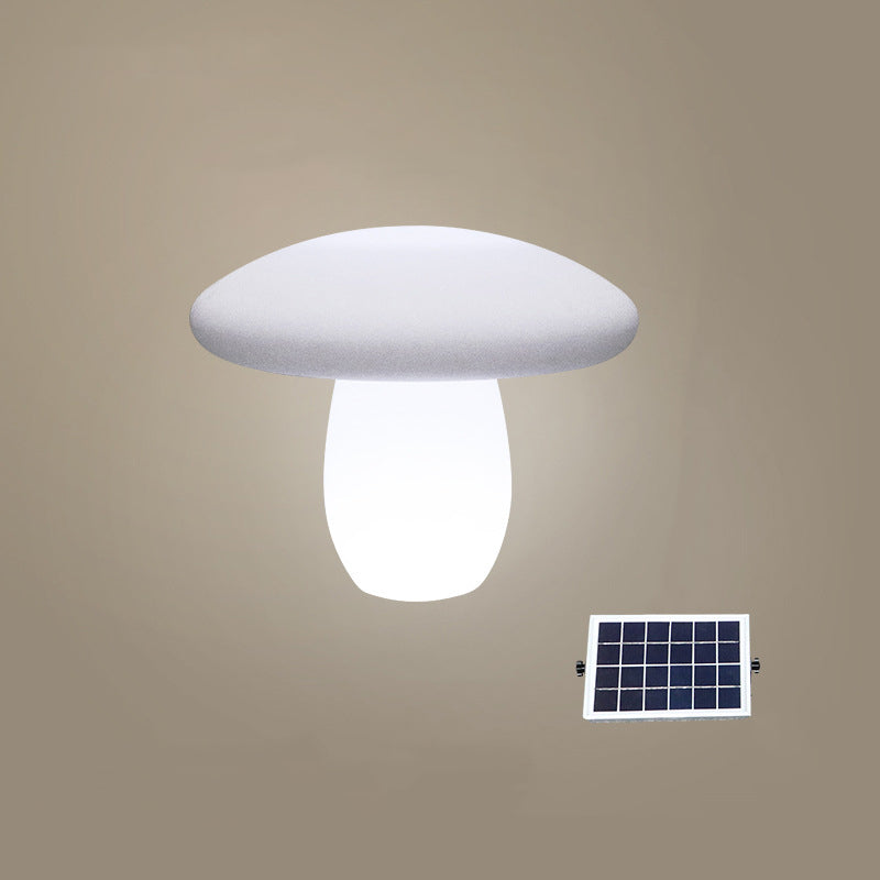 Moderne Kreativ Solar Vanntett Soppform PE LED Utendørs Lys For Patio | Skanto