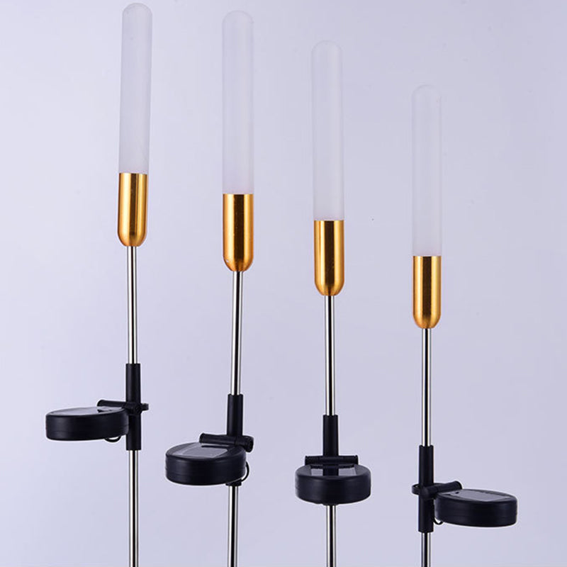 Moderne Art Deco Vanntett Solar Sylinder Akryl Aluminium Rustfritt Stål ABS LED Utendørs Lys Landskapsbelysning For Hage | Skanto