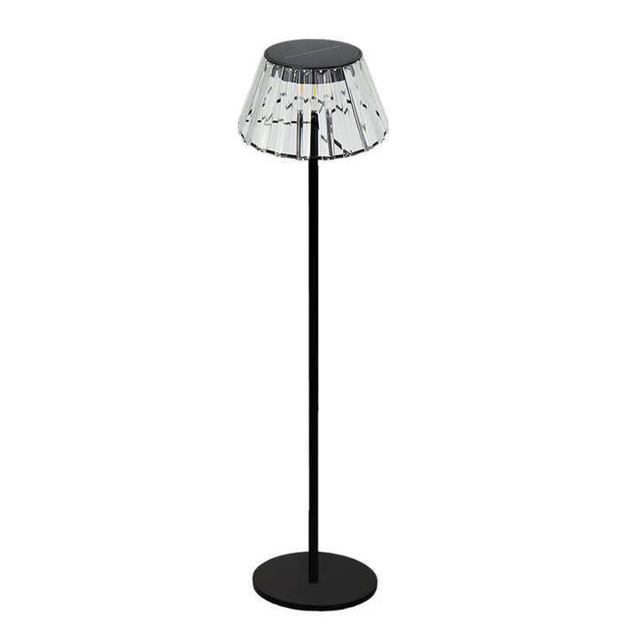 Samtidig Industriell Vanntett Sol USB Jern Glass Utendørs LED Stående Gulvlampe For Hage | Skanto
