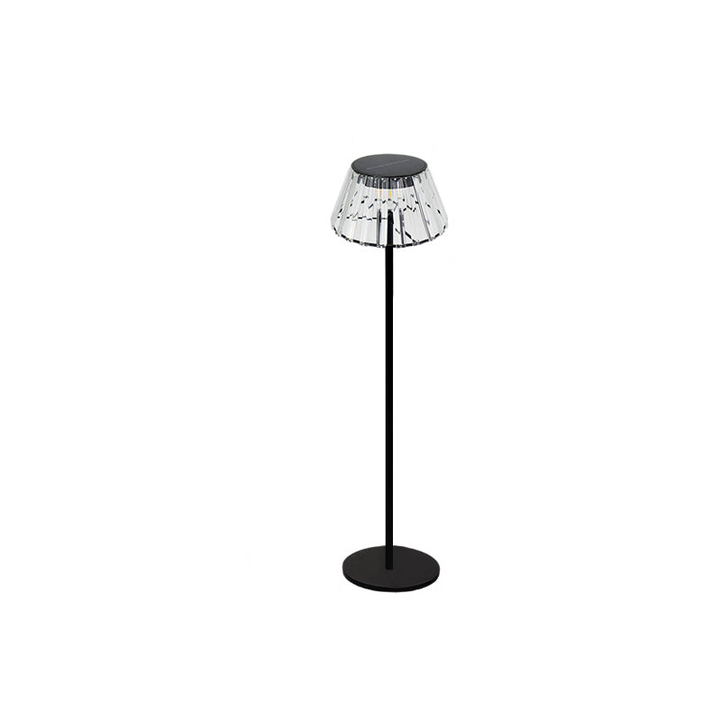 Samtidig Industriell Vanntett Sol USB Jern Glass Utendørs LED Stående Gulvlampe For Hage | Skanto