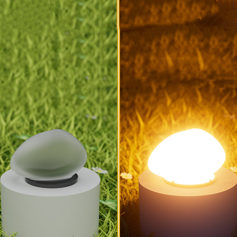 Moderne minimalistiske vanntette solpebble PP LED utendørslys landskapsbelysning for hagen | Skanto