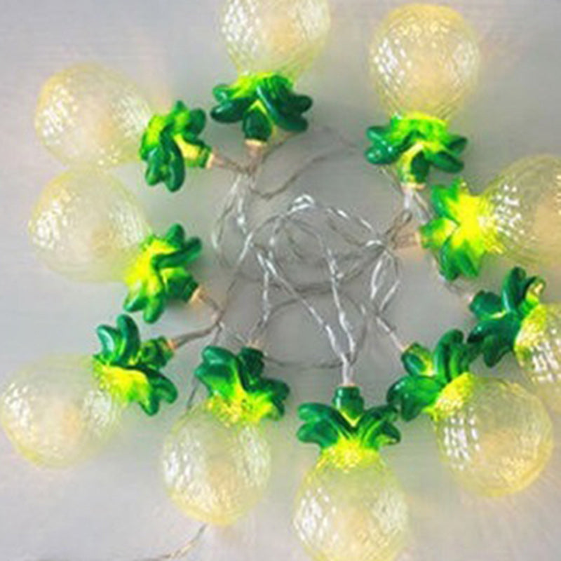 Norvo | Moderne Art Deco Liten Ananas PVC LED Lyskjede For Stue