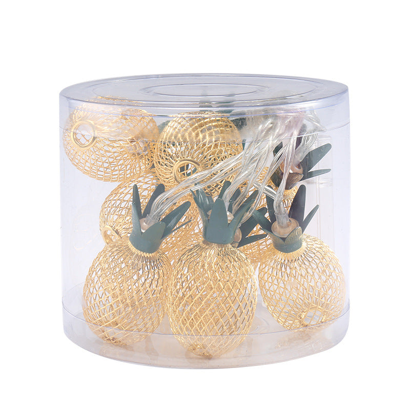 Skanto | Moderne Art Deco Liten Ananas PVC LED Lyskjede For Stue
