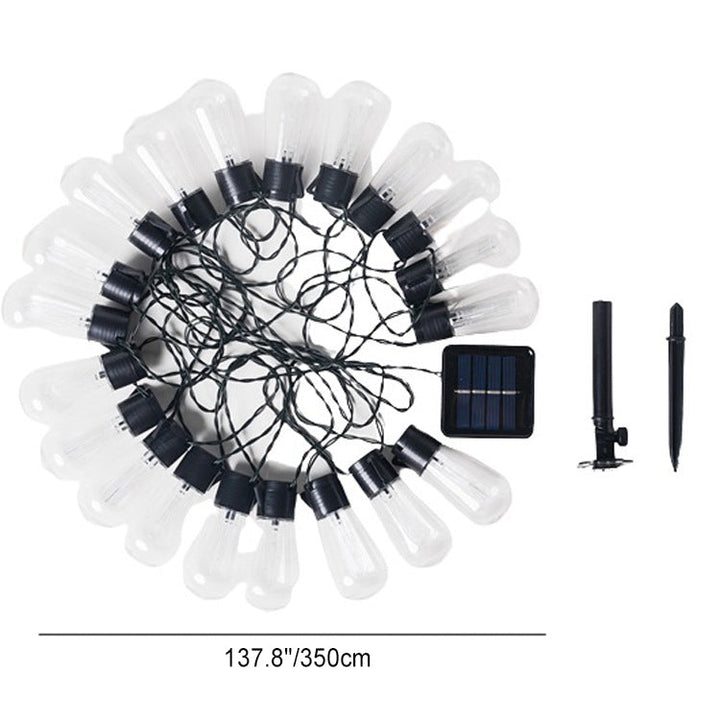 Skanto | Modern Minimalist Rund Lang Linje Glass Jern LED Lysstreng For Hage