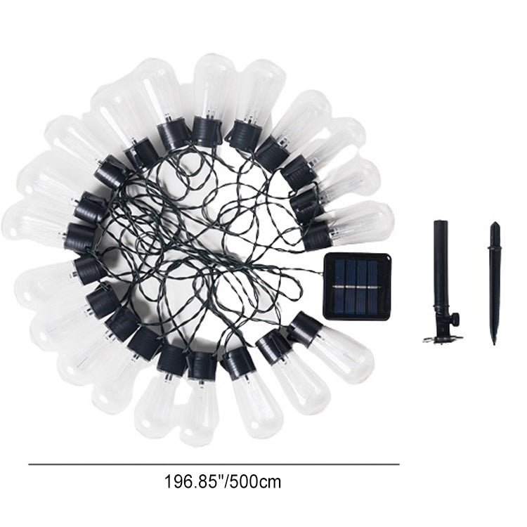 Skanto | Modern Minimalist Rund Lang Linje Glass Jern LED Lysstreng For Hage